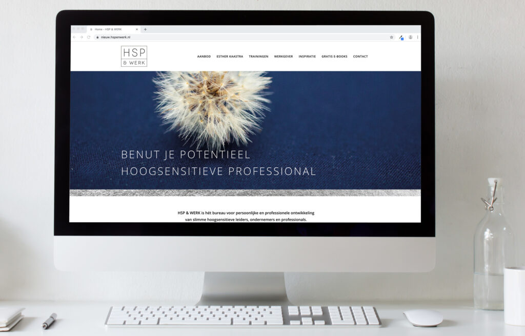 Essencio Branding portfolio HSP en werk - Website design en realisatie
