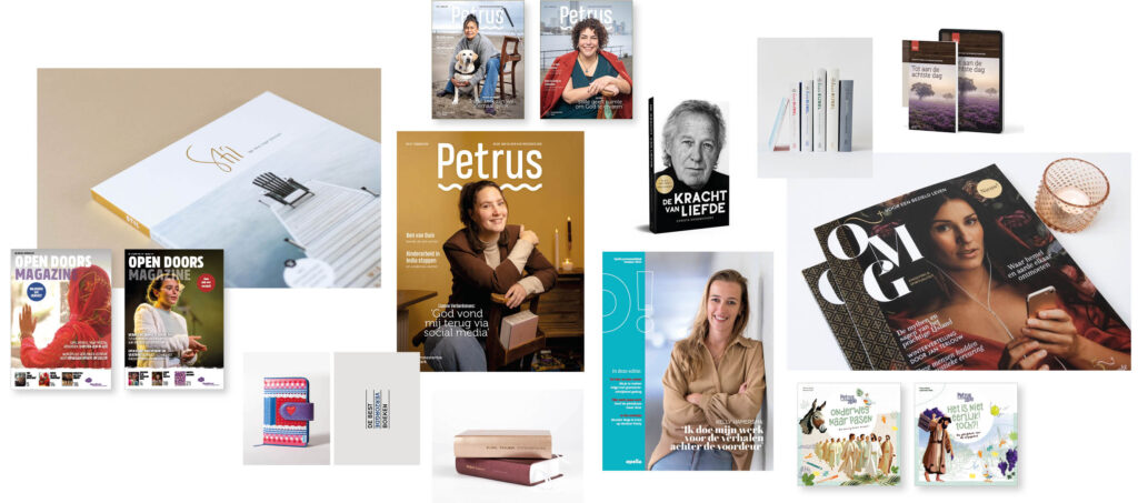 EssencioBrands portfolio collage print magazines boeken