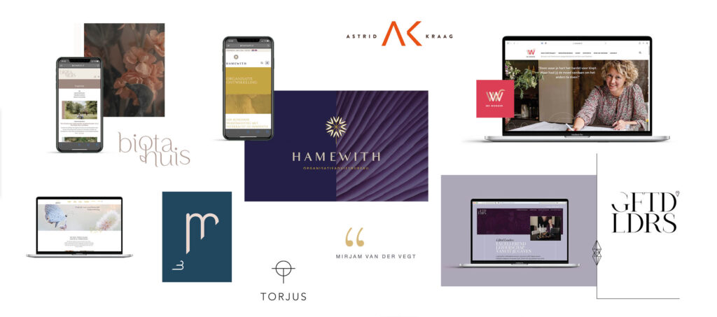 essencio brands branding pagina website collages3